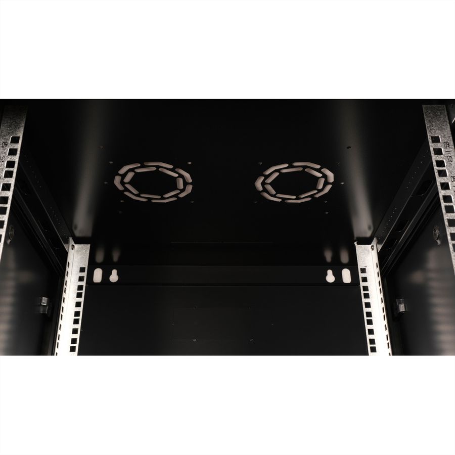 VALUE 19-Zoll Wandgehäuse 9HE, 600x600mm schwarz, Bausatz
