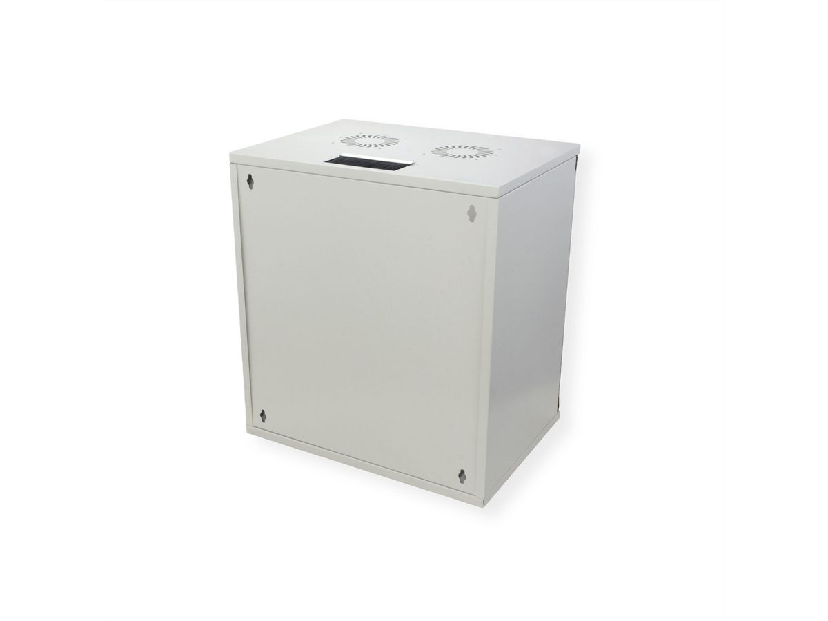 ROLINE 19-Zoll Wandgehäuse Basic 12 HE, 540x400 BxT Bausatz grau