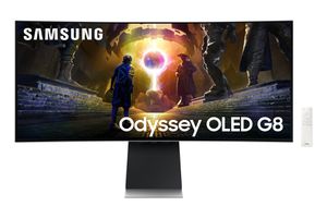 Samsung S34DG850SU Computerbildschirm 86,4 cm (34") 3440 x 1440 Pixel UltraWide Quad HD OLED Silber