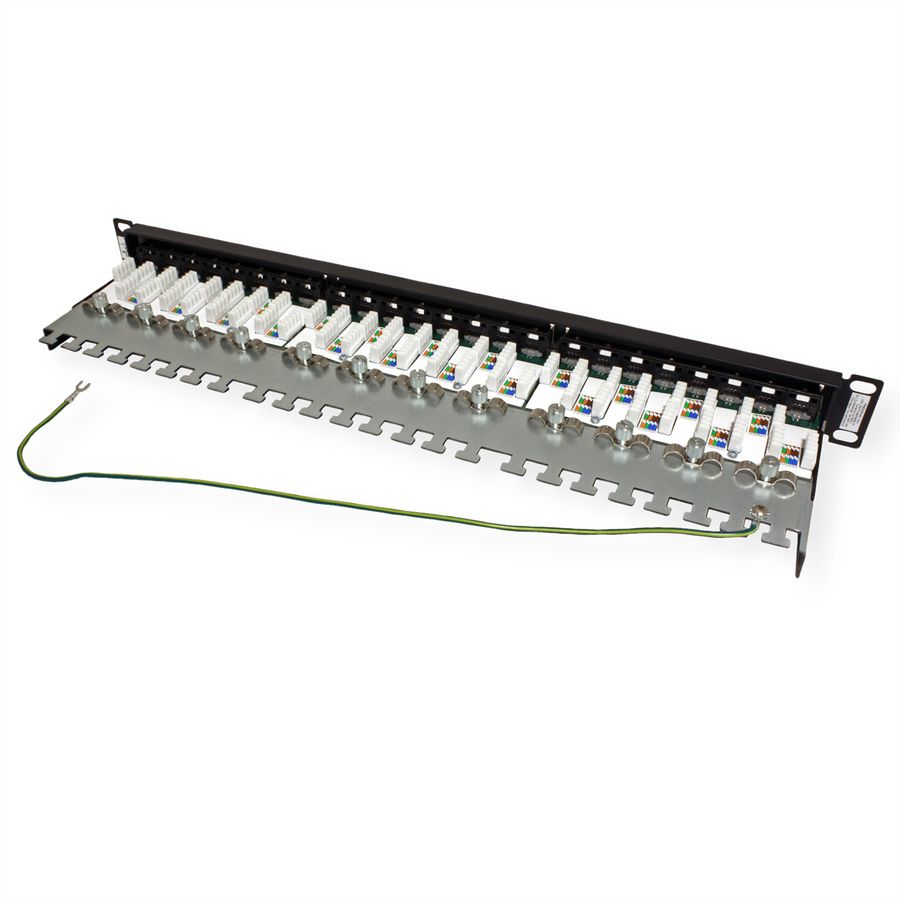 TRENDnet TC-P24C6AS Patch Panel, 24-Port Cat6A geschirmt