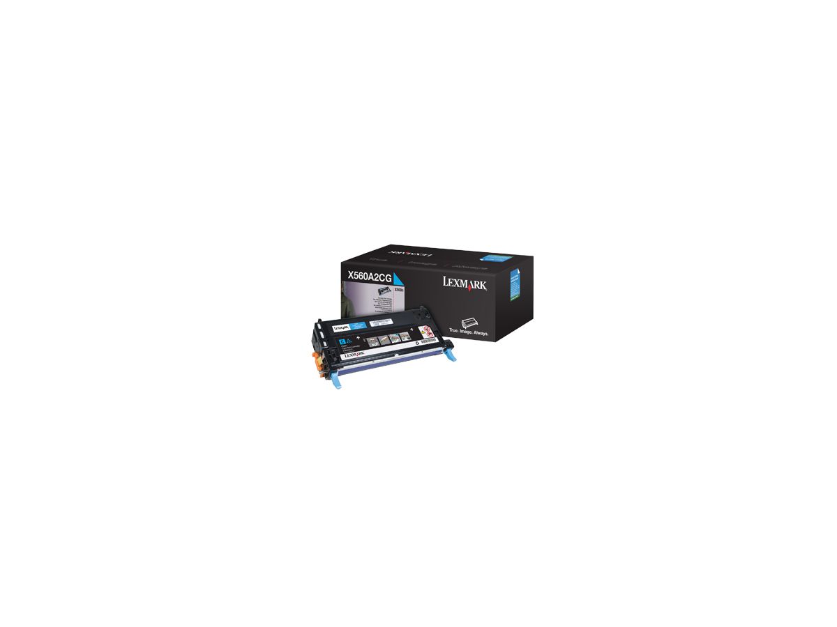 Lexmark X560A2CG Tonerkartusche Original Cyan 1 Stück(e)