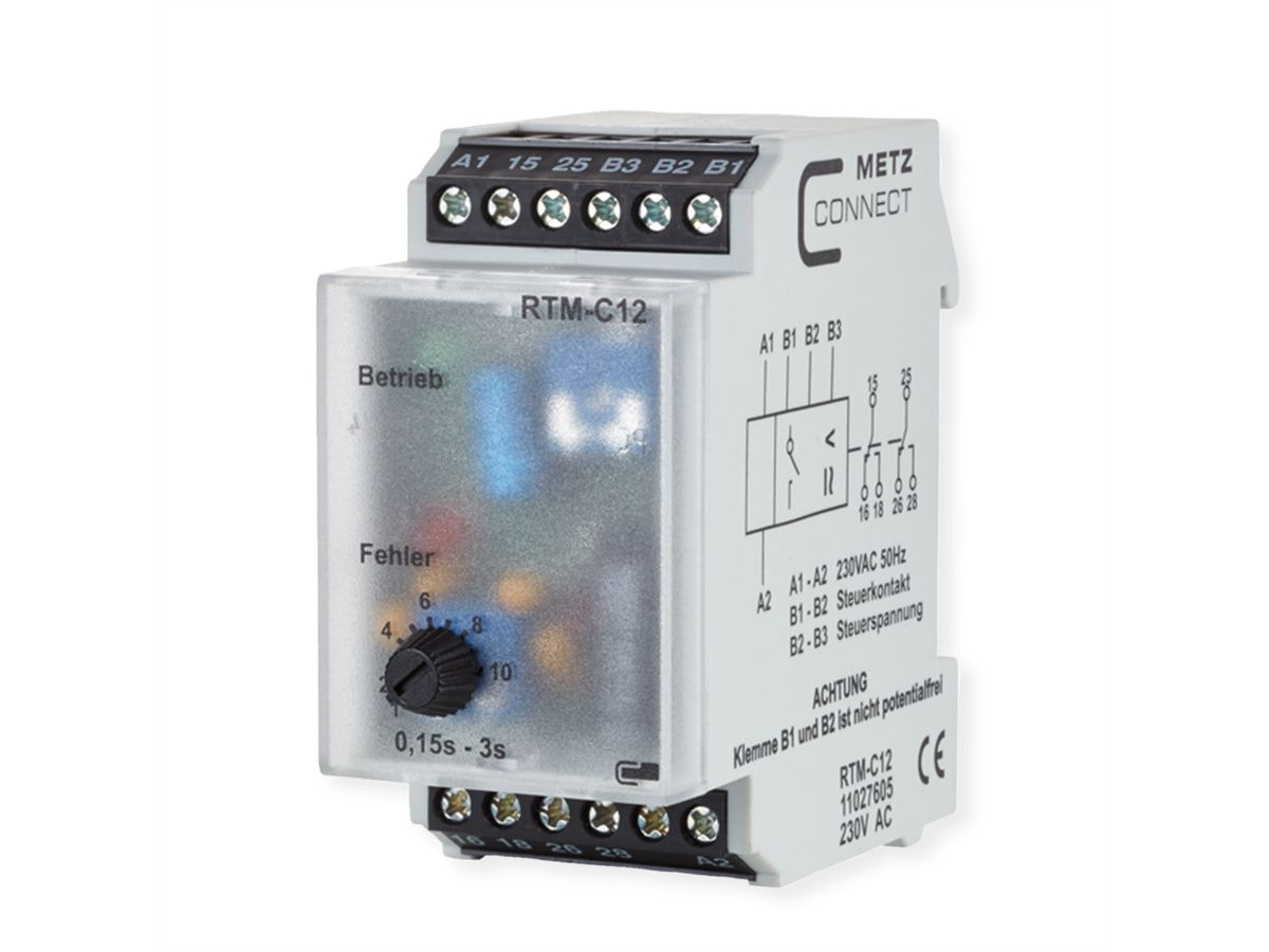 METZ CONNECT RTM-C12, 230 V AC Zeitrelais