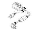 SCHROFF Thermostat mit SCHUKO/UTE Stecker Netzkabel für Kühlung, 230 VAC