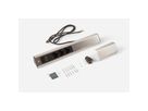 BACHMANN CASIA 2 3xCEE7/3 1xUSB A/C 22W 2,0m AEH Edelstahl-Optik