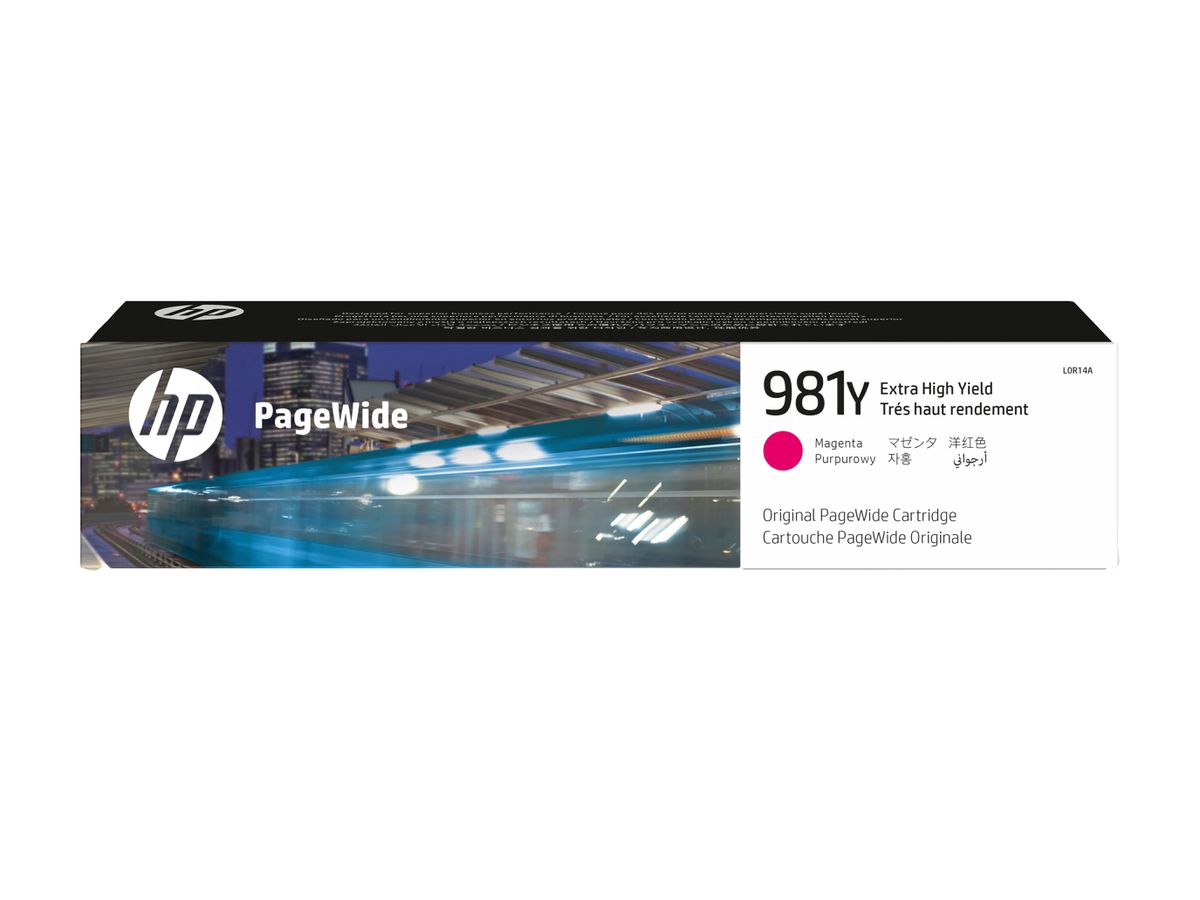HP 981Y Magenta Original PageWide Druckerpatrone mit sehr hoher Reichweite
