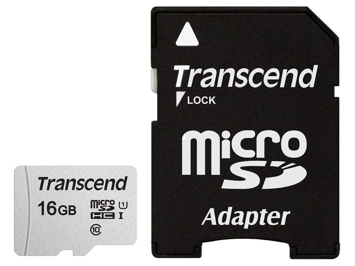 Transcend microSDHC 300S 16GB Speicherkarte Klasse 10 NAND