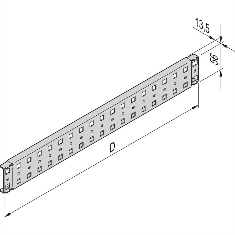 SCHROFF TIEFENSTREBEN 600T ALZN 2ST