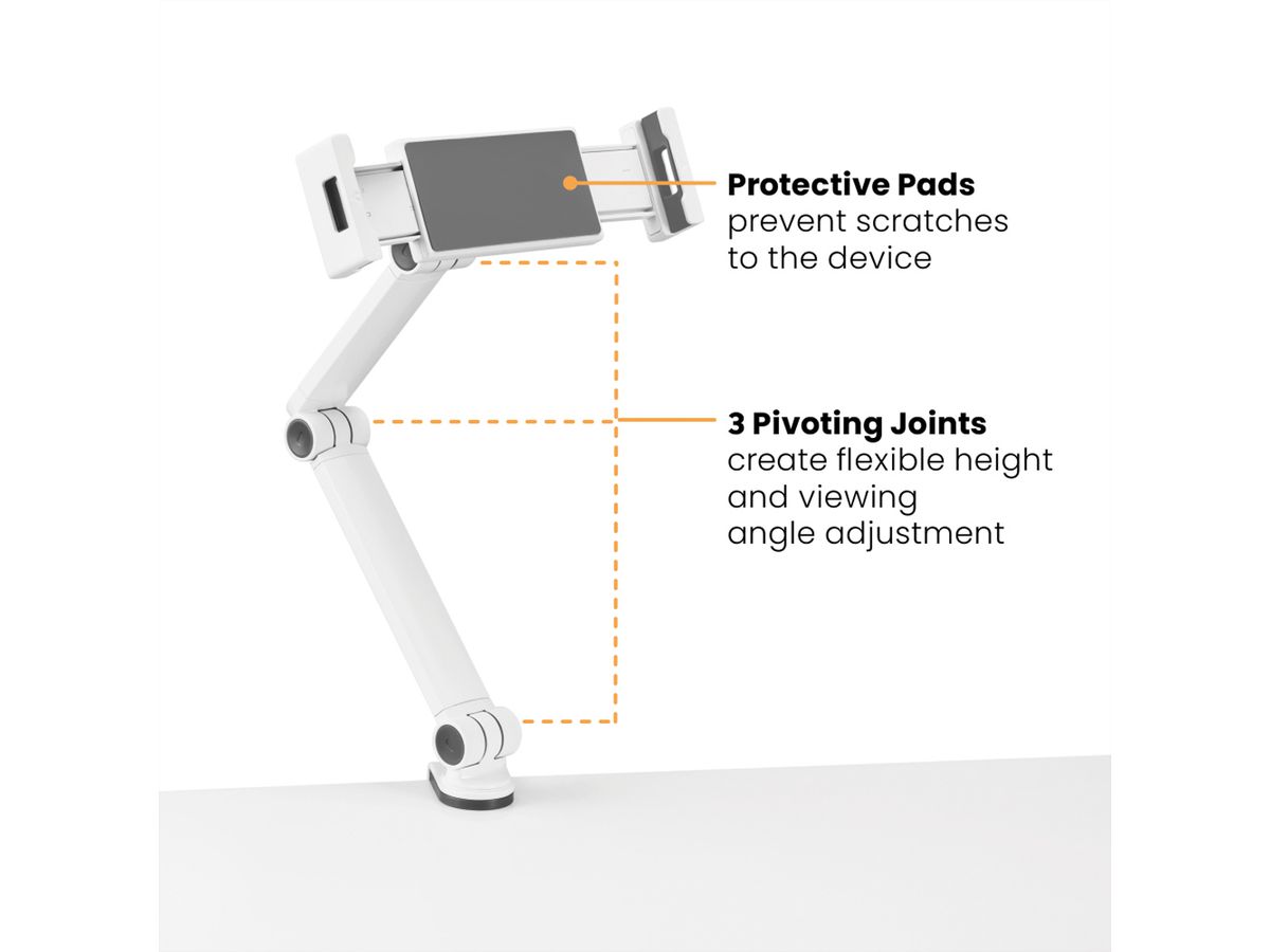 VALUE Universal-Tablet-Tischständer, Tischbefestigung