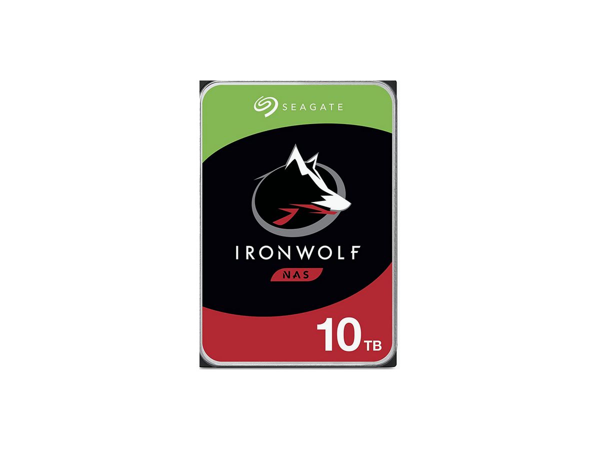 Seagate IronWolf ST10000VN000 Interne Festplatte 10 TB 7200 RPM 256 MB 3.5" Serial ATA III