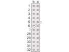 SCHROFF Messerleiste - MESSERLEISTE DIN41612 FORM B