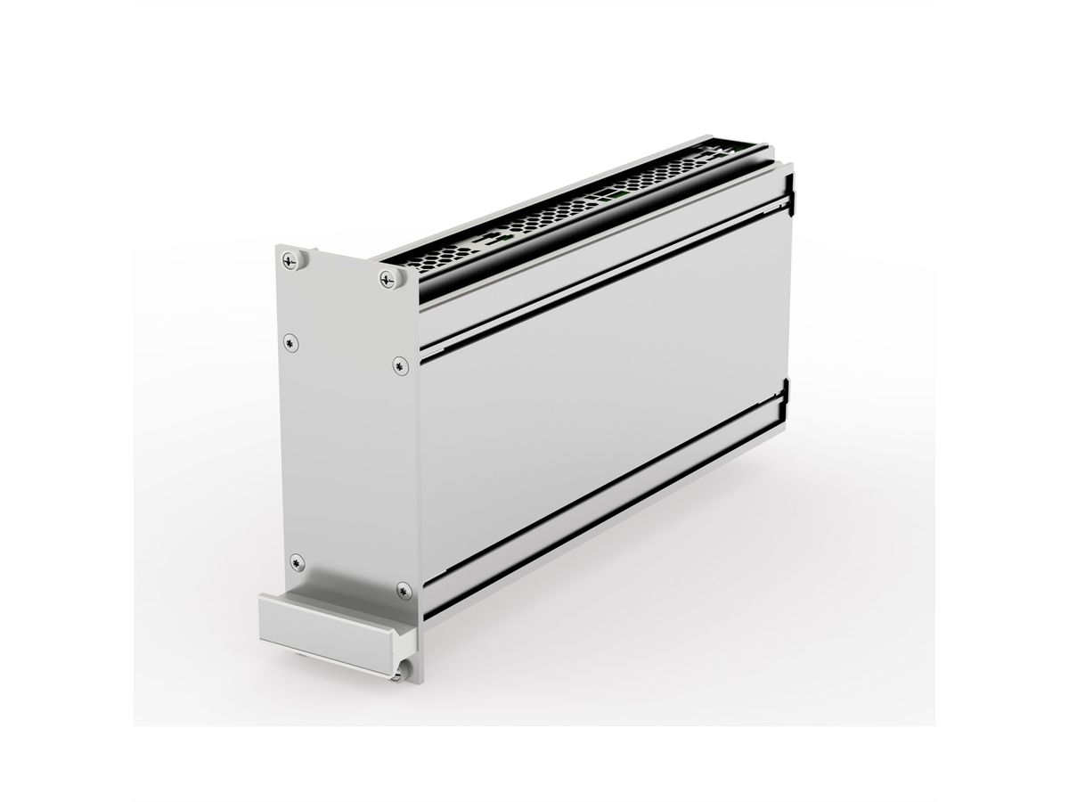 SCHROFF Kassetten PRO 3 HE-Bausätze, Frontplatte ungeschirmt - KAS S1 FS 3HE 10TE 227T