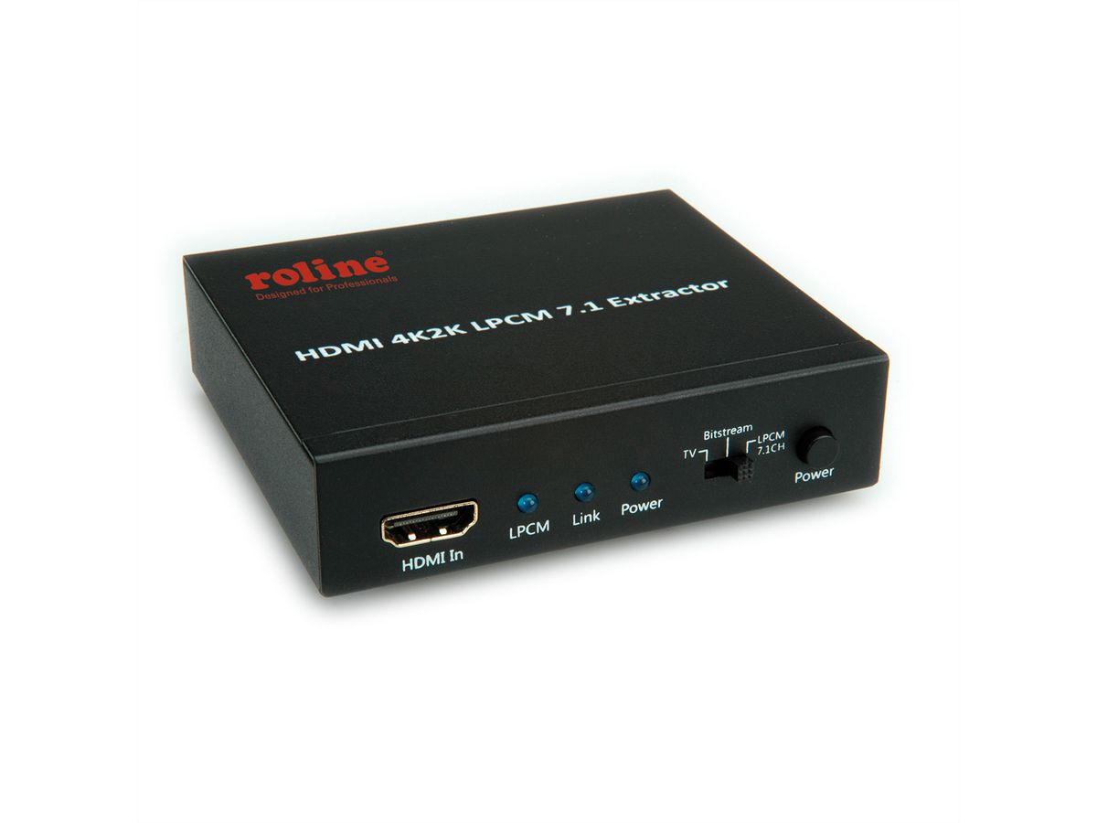 ROLINE HDMI 4K Audio Extraktor LPCM 7.1