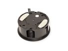 BACHMANN TWIST 2xUTE 2,0m AEH schwarz 30GE seidenmatt, schwarz, 2 m