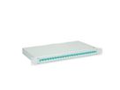TELEGÄRTNER BASIS eco LWL-Panel mit Kupplungen, 24x LC Duplex, türkis, OM3