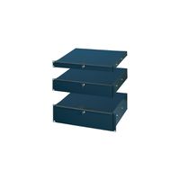 SCHROFF 19"-Schubfach - 19"SCHUBFACH 2HE RAL7021
