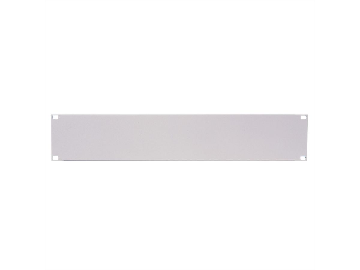 19"-Blindplatte 4 HE, Stahlblech, grau
