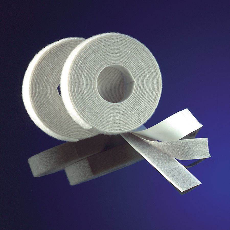 VELCRO® Flauschband L: 25m / B: 20mm, weiß