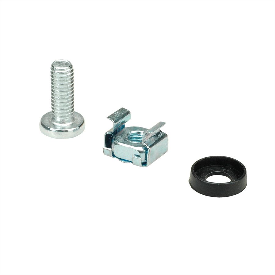 VALUE Montagematerial für 19-Zoll-Komponenten, M6, 100fach