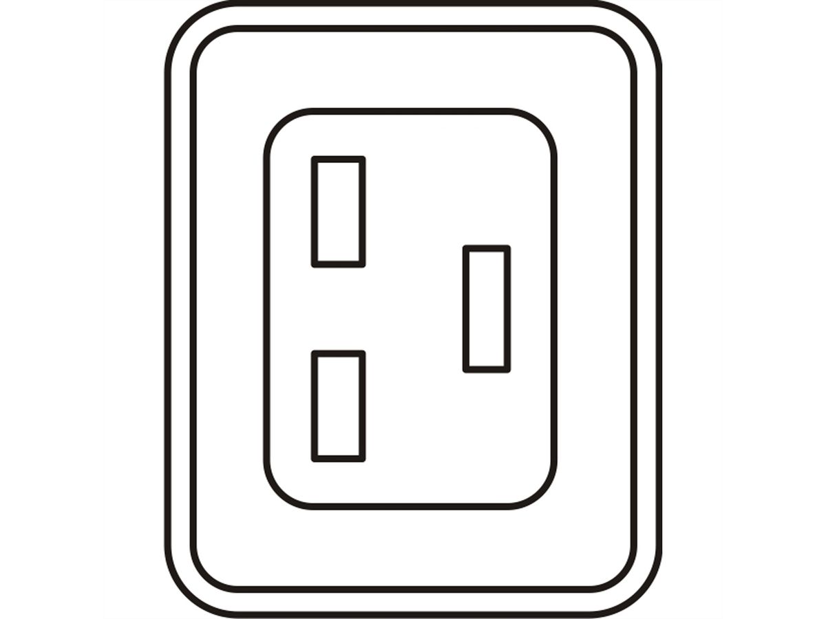 SCHROFF IEC-Steckdosenleiste, C19 - STECKDL. 32A 12XC19 947,5LG