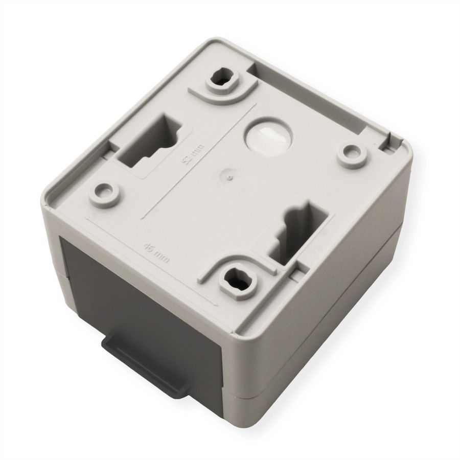 EasyLan preLink / fixLink AP-Dose grau