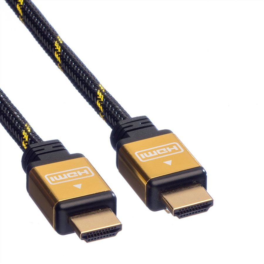 ROLINE GOLD HDMI High Speed Kabel mit Ethernet, 3 m
