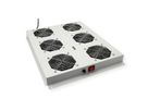 ROLINE 19-Zoll Dachlüftereinheit 6 Lüfter, ON/OFF für Serverschrank der PRO Serie grau