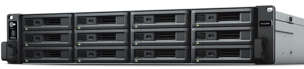 Synology RX1223RP Speicherlaufwerksgehäuse HDD / SSD-Gehäuse Schwarz 2.5/3.5"