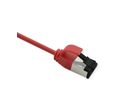 ROLINE U/FTP Patchkabel Kat.8 (Class I), slim, LSOH, Litzendraht, rot, 0,15 m