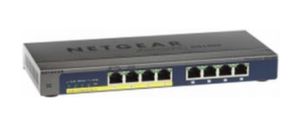 Netgear GS108PP ungemanaged Gigabit Ethernet (10/100/1000) Energie Über Ethernet (PoE) Unterstützung Schwarz