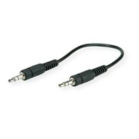 ROLINE 3,5mm Verbindungskabel ST / ST, 0,2 m