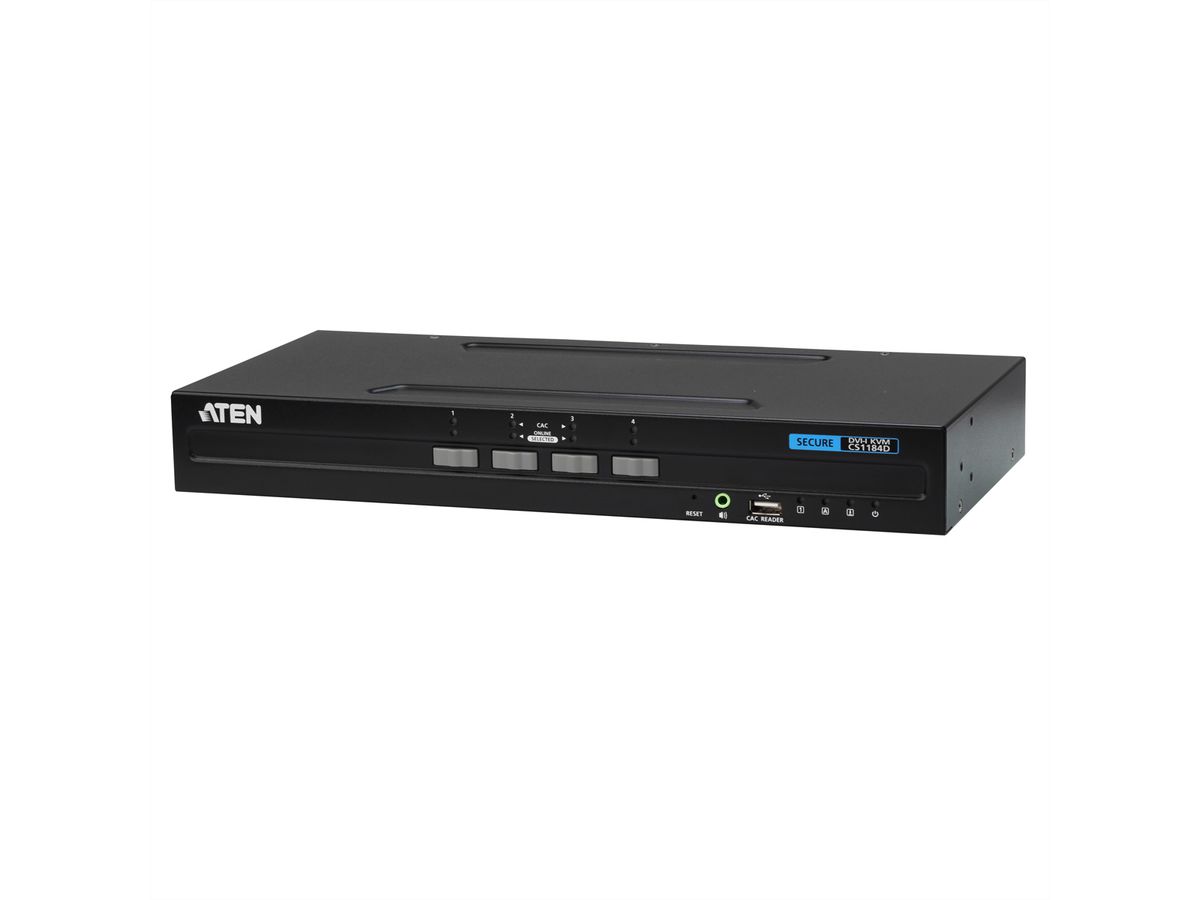 ATEN CS1184D 4-Port USB DVI Secure KVM Switch