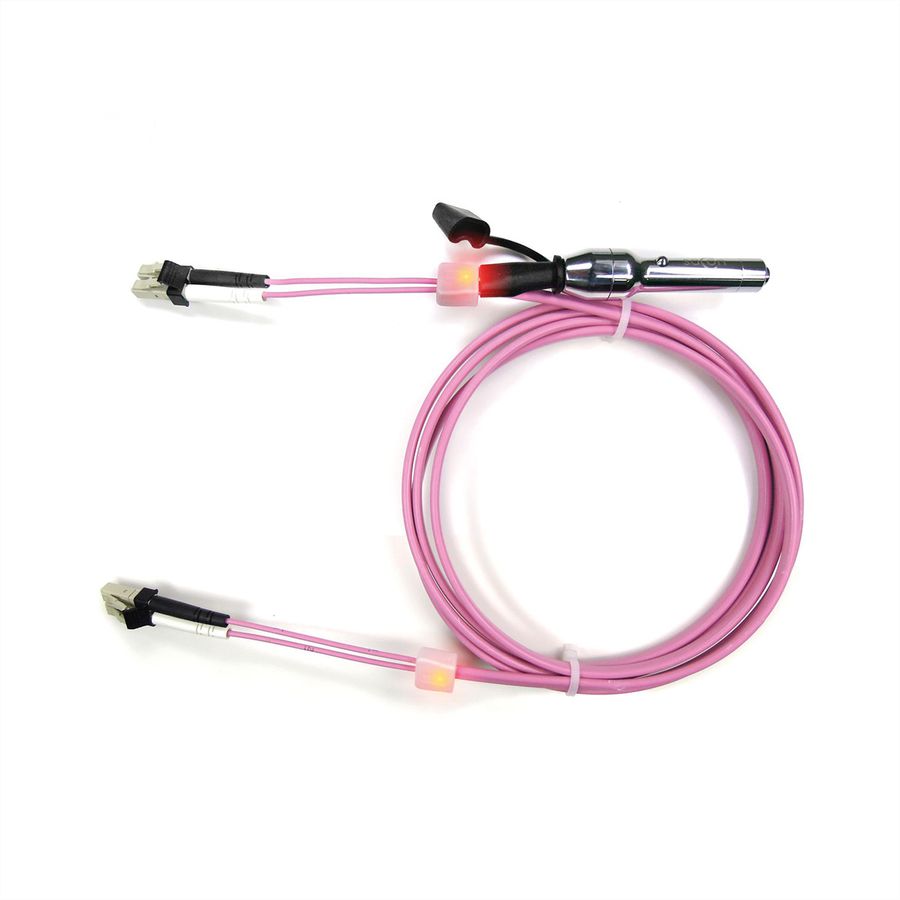 EasyLan LWL-LED-Patchkabel duplex 50/125µm OM4, LC/LC, violett, 1 m