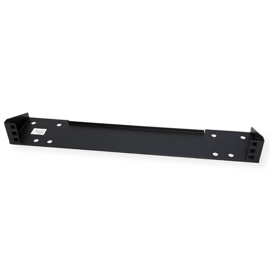 VALUE 19-Zoll-Wand-/Untertischhalterung, 1 HE, schwarz