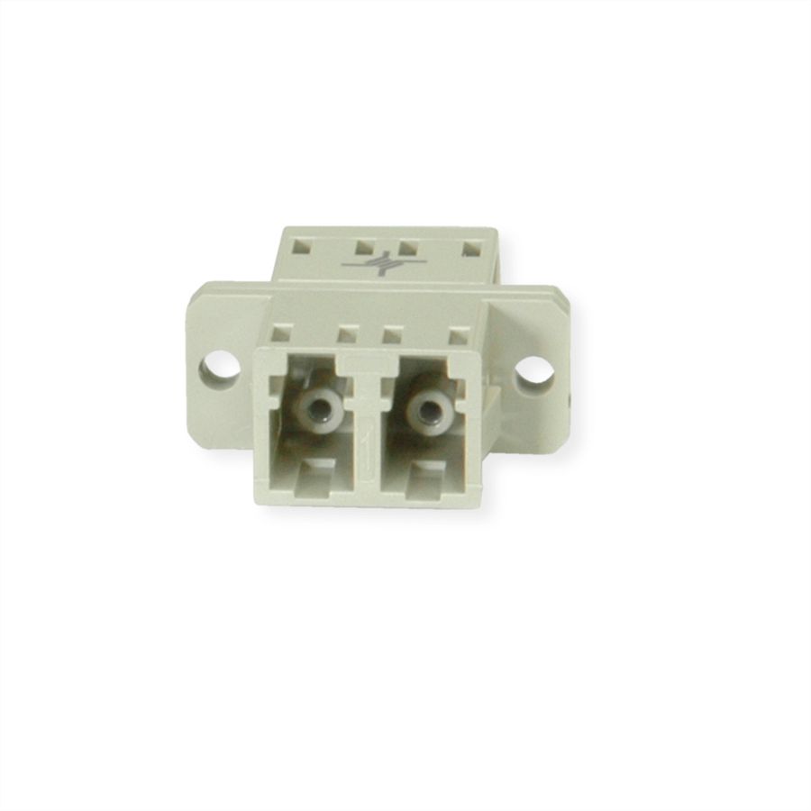 TELEGÄRTNER LC Duplex Kupplung, MM, Keramikhülse, Kunststoffgehäuse, beige, Z77