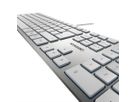 CHERRY Tastatur KC6000 SLIM Silber, JK-10680DE-2