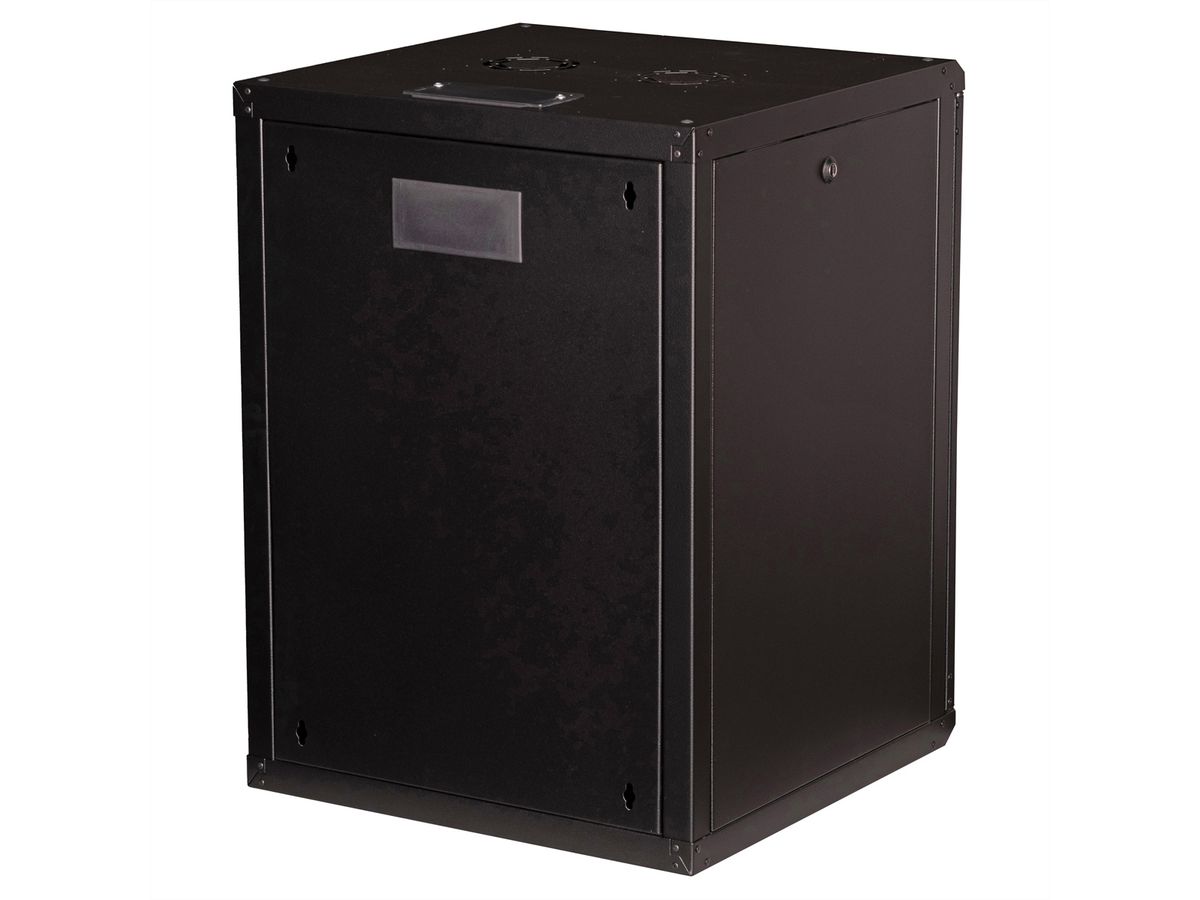ROLINE 19-Zoll Wandgehäuse Pro 16 HE, 600x600 BxT schwarz