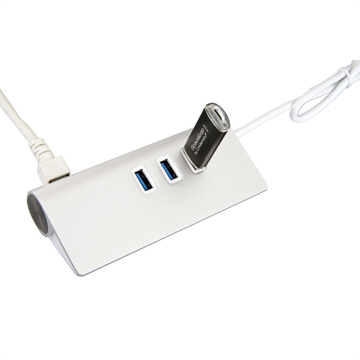 EXSYS EX-1132-N USB 3.0 HUB mit 3 Ports und 1GB LAN