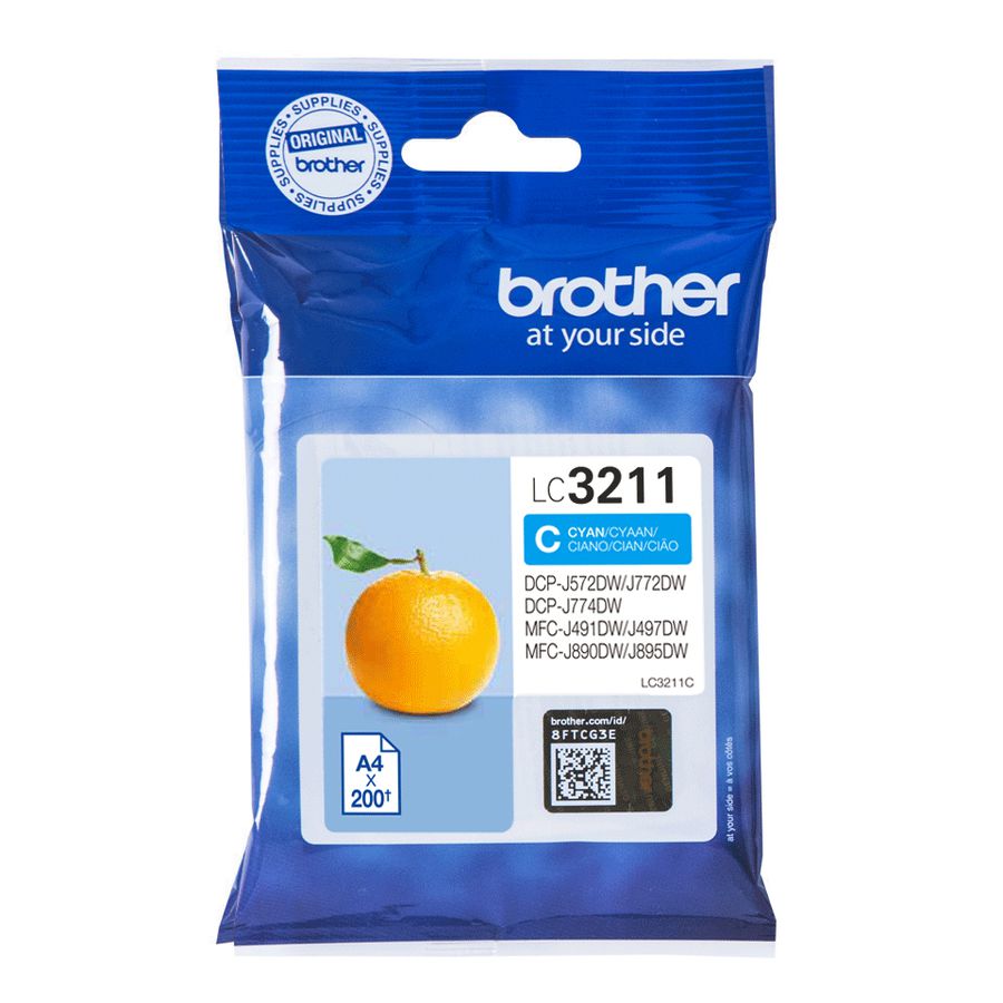 Brother LC3211C Druckerpatrone 1 Stück(e) Original Cyan