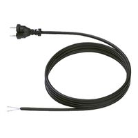 BACHMANN Kontur St.Zuleitung 2x1,0 3m, H05VV-F schwarz Kont.St./AEH