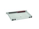 TELEGÄRTNER BASIS eco LWL-Panel mit Kupplungen, 12x SC Duplex, violett, OM4