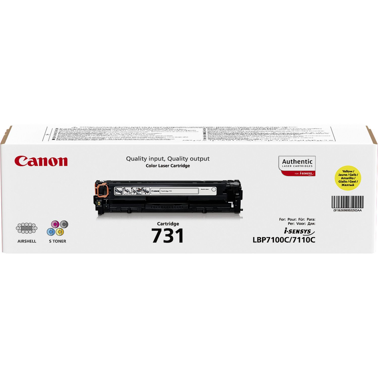 Canon 731 Original Gelb 1 Stück(e)