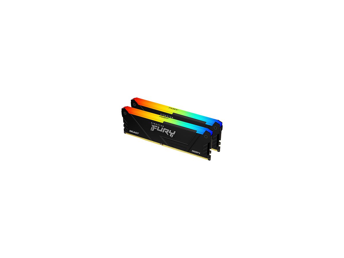 Kingston Technology FURY 16GB 2666MT/s DDR4 CL16 DIMM (2er-Kit) Beast RGB