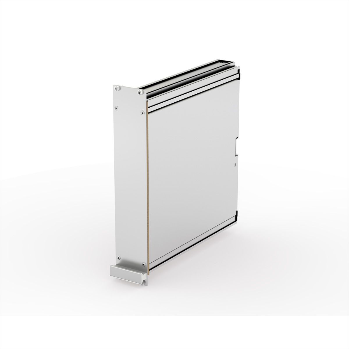 SCHROFF Kassetten PRO 6 HE-Bausätze, Frontplatte geschirmt (Textildichtung) - KAS S1 OP EMV 6HE 10TE 227T