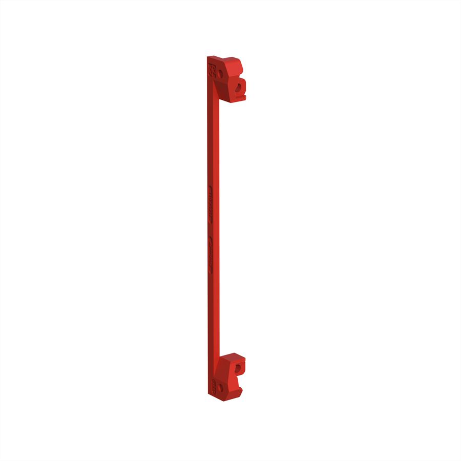 SCHROFF Leiterplattenhalter - LEITERKART.HALTER ROT 4XBOHR