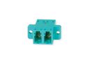 TELEGÄRTNER LC Duplex Kupplung, Multimode, Keramikhülse, Gehäuse türkis, Z77