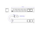 BACHMANN CONI 4xP40 2xCM 0,2m GST18 RAL9010