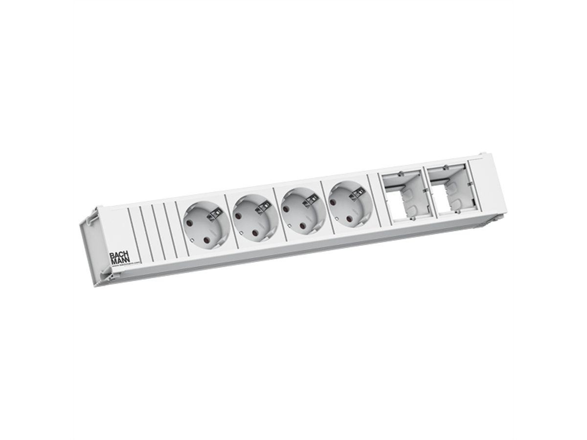 BACHMANN CONI 4xCEE7/3 2xCM 0,2m GST18 RAL9010