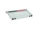 TELEGÄRTNER BASIS eco LWL-Panel mit Kupplungen, 12x LC Duplex, violett, OM4