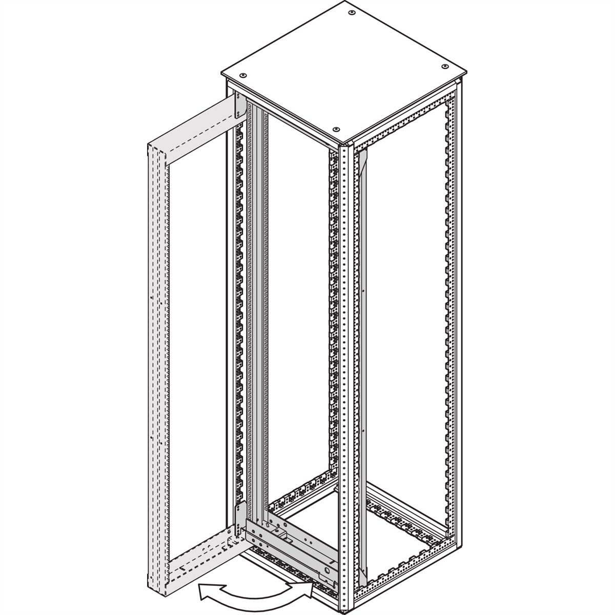 SCHROFF SCHWENKRAHMEN 120° 20/24HE 800B