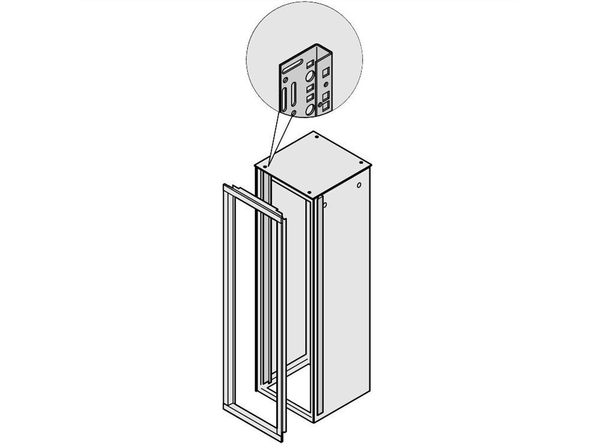 SCHROFF Adaptionswinkel - ADAPTIONSWINK. 42HE 7035 2ST